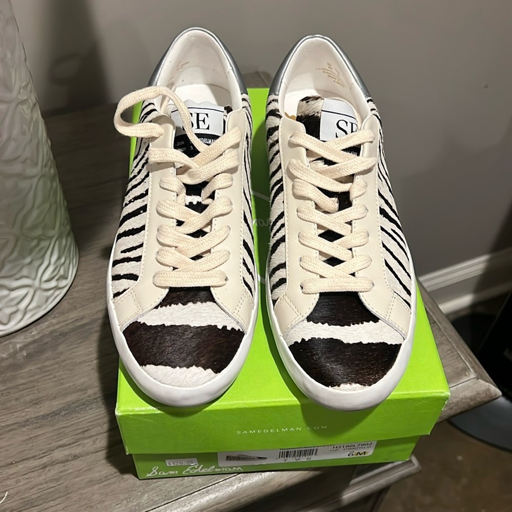 Sam Edelman Aubrie Calf Hair Sneakers